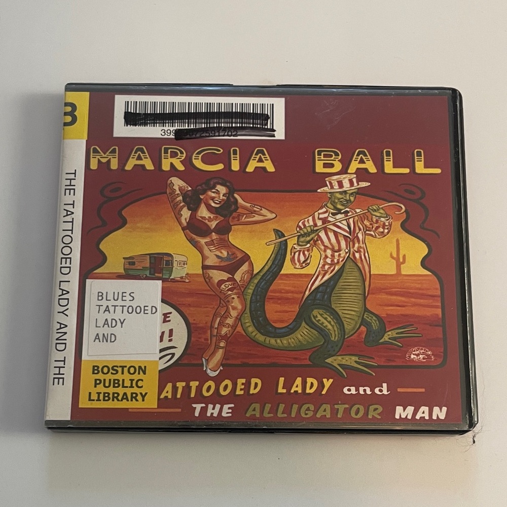 Marcia Ball CD - Tattooed Lady and the Alligator Man